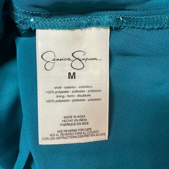 Jessica Simpson “Amella” Dress Ocean Depths - NWT & Bell Sleeve Babe Vibes 💃💙 - Picture 10 of 13